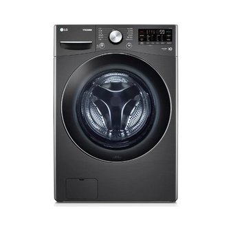 LG [O] LG 트롬 드럼세탁기 15kg 블랙 스테인리스 F15KQAP