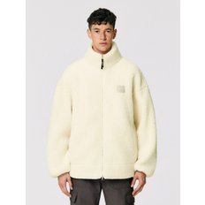 [코엑스몰] 자켓 HIGH NECK SHERPA FLEECE JACKET-IVORY