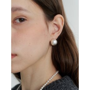 Big Snowy Ball Earrings (L233MER080)