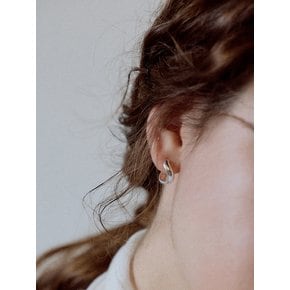 [Silver 925] Snail One-touch Earrings