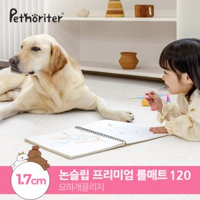 [펫노리터] 셀프시공 펫 강아지 고양이 롤매트 묘하개끌리지 / 1.7cm / 120폭 / 1M