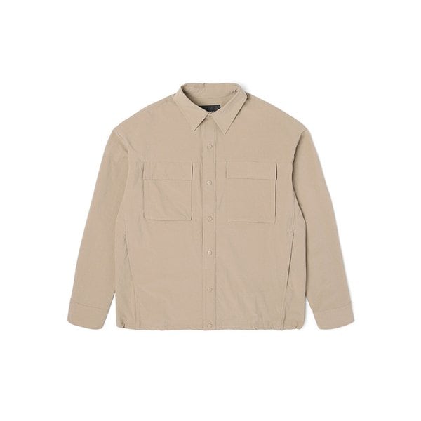 23 FW 남성 밑단 스트링 간절기 셔켓 (DK-BEIGE)