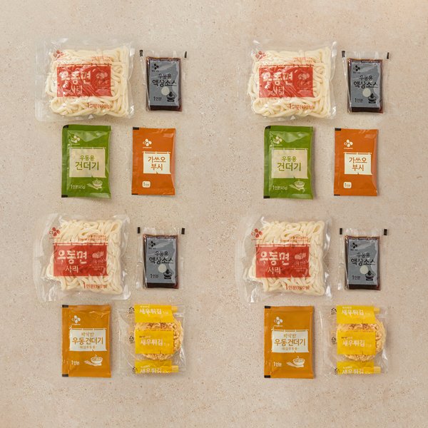 가쓰오+튀김우동4인956.6g