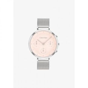 3802131 Calvin Klein DAMENUHR TIMELESS - Chronograph watch silber rosa 61433438