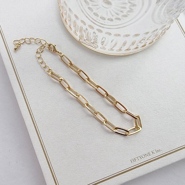 에필리아 체인 팔찌 B00032