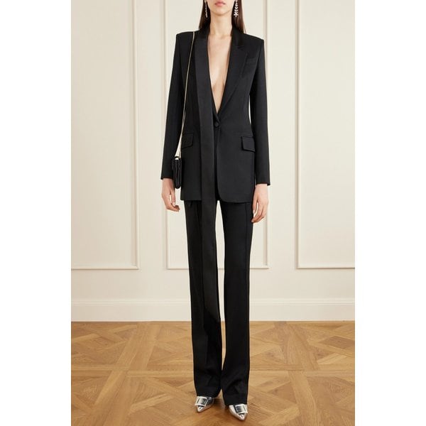 파일그림 크리스탈 장식 새틴 클러치 46376663162990031