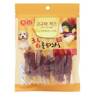 제이큐 참좋은간식고구마치즈 오리말이-100g-강아지용 X ( 3매입 )