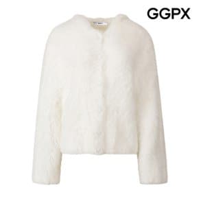 포근 퍼 후드 버튼 가디건 (GPBKG009F)