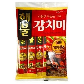  대상 해물감치미 120g x 5봉 (10g x 60입) / 조미료