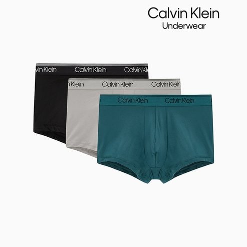 Calvin Klein Underwear 남성 마이크로 스트레치 로우 라이즈 트렁크 3PK NB2569-PSB