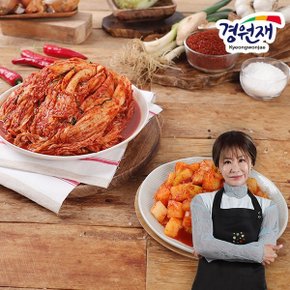 [G][경원재] 진미령의 국내산 농산물로 만든 포기김치 5kg + 깍두기 3Kg