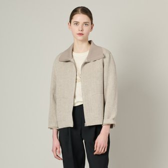 올앤썬드리 [여주점] 올앤선드리 주엘 린넨 니트카라JK A4M3J105