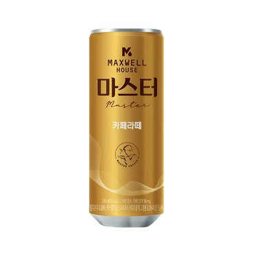  맥스웰 마스터 카페라떼 240ml x 60캔 / 커피음료 캔커피