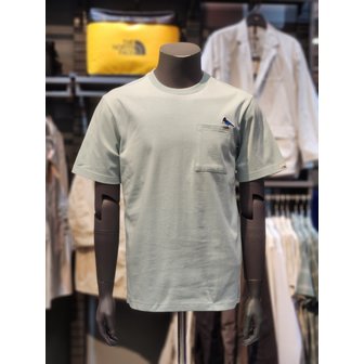 노스페이스 [부산점] 남여공용 원 어스 포켓 반팔 라운드 티 ONE EARTH POCKET S/S R/TEE(NT7UP07L)