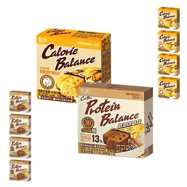 무료배송 해태 칼로리바란스 치즈반 코코아퍼지반 76g 10각 (S38425361)