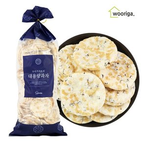 구운 흑미 누룽지 통곡물 쌀과자 500g 대용량과자 뻥튀기