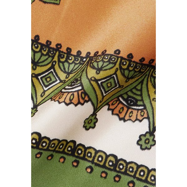 알레마이스 멀티 컬러 실크 트윌 스카프 46376663162993879