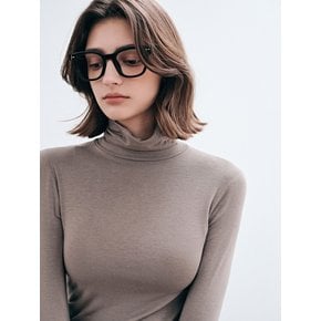 ESSENTIAL SLIM TURTLENECK_CLASSIC COCOA