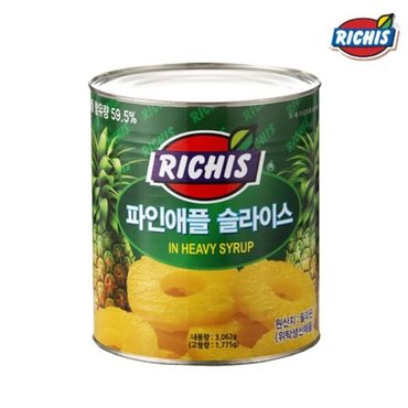 동서 리치스 파인애플 슬라이스 3kg