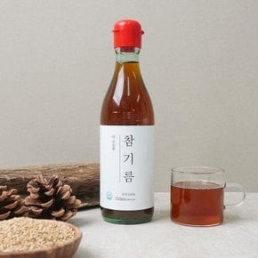 통참깨 저온압착 순수 참기름 350ml