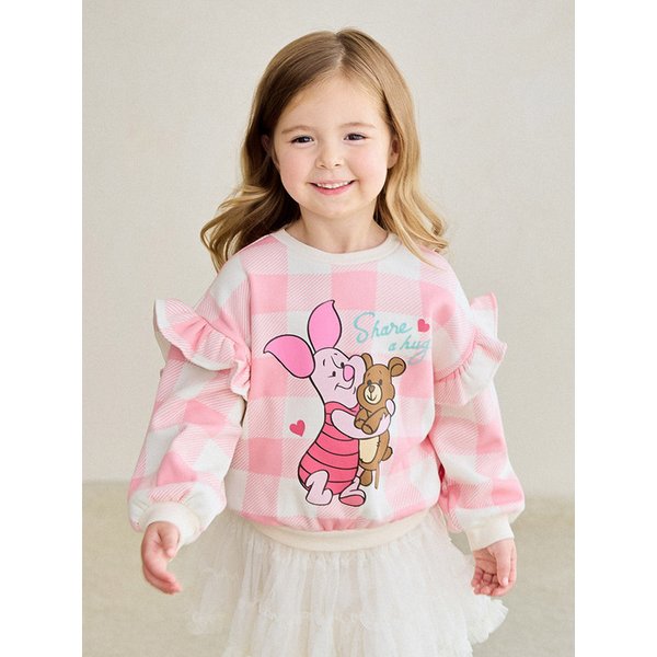 [디즈니]피글렛 기욤체크왕기모티셔츠