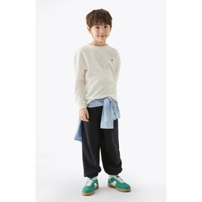 25년 S/S            T42F1KKO21CBT2             베이직 긴팔 티셔츠 (화이트,네이비)