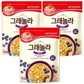 포스트 그래놀라 블루베리 310g x 3개[34066166]