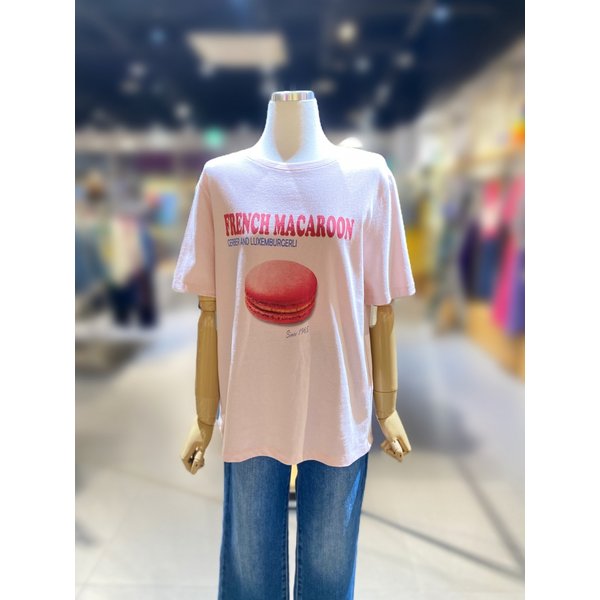 [여주점] 마카롱 프린팅 티셔츠 (BATSF9531)