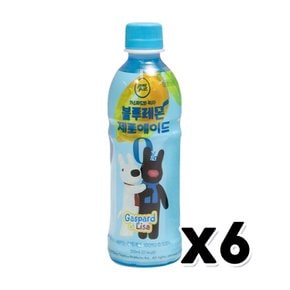 가스파드와리사 블루레몬제로에이드 페트음료 350ml x 6개