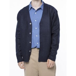 Dense Hazzy Y-neck Cardigan - Navy /M243OT01NY