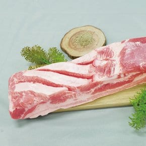 [국제식품] 우리돼지 한돈 통삼겹살 1kg(구이용,바베큐용)