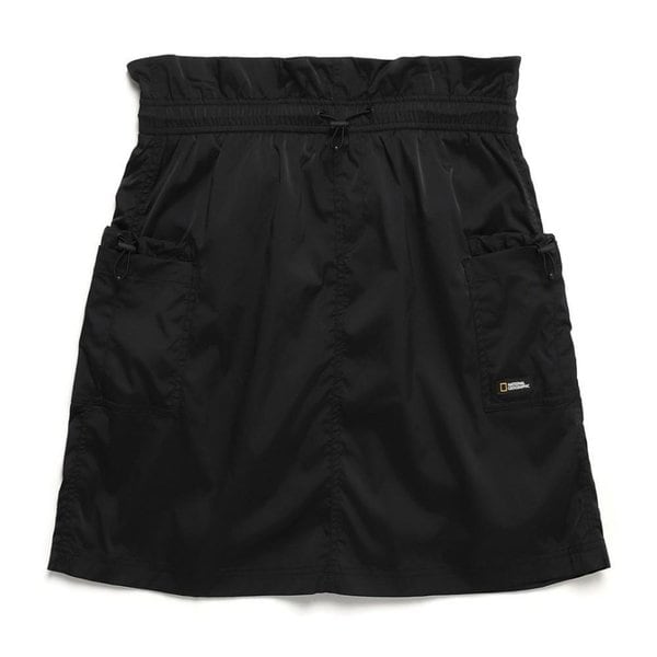 [여주점] N241WSK040 여성 팀버 숏기장 카고 스커트 카본블랙