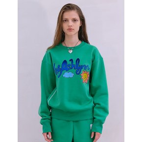 SUNNY STITCH SWEATSHIRT_GREEN