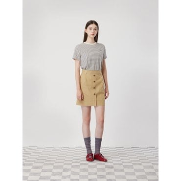 CC콜렉트 [씨씨콜렉트]  볼륨 턱 미니스커트_C252MSD037
