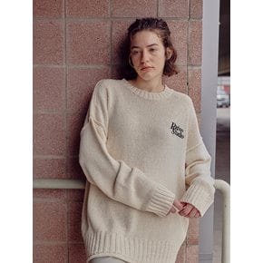 Small Logo Knit in Ivory VK3SP906-03