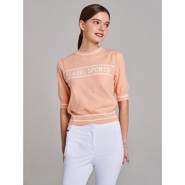 빅로고 반팔 니트 MK4MP300