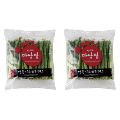 마당발 냉동아스파라거스  (중국산, 1kg) , 2개