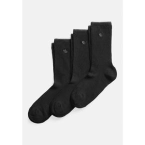 5187896 Lauren Ralph STRETCH COTTON SOCK 3-PACK - Socks black