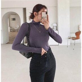 뉴 빈츠 목폴라 티셔츠 15color (국내생산) 이너 쭉티 긴팔 목티 / 봄가을겨울 빅사이즈제작 F/XL