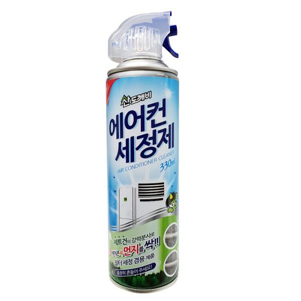 에어컨청소 에어컨클리너 에어컨세척 산도깨비 에어컨 탈취 벽걸이 세정제330ml X ( 2매입 )