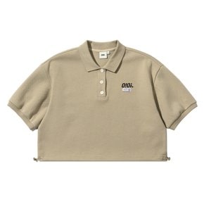 COMFORT CROP PK T-SHIRT_BEIGE