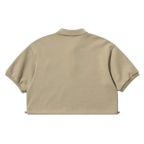 COMFORT CROP PK T-SHIRT_BEIGE