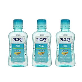 가그린 제로 100ml 신형3개