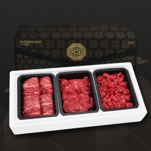 황금한우 혼합1호 (등심500g/1++국거리500g/1++불고기500g) 총1.5kg 한우선물세트 암소한우