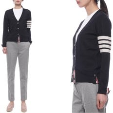 25SS 여성 사선 스트라이프 울 가디건 (FKC334A Y1014 415 25S)