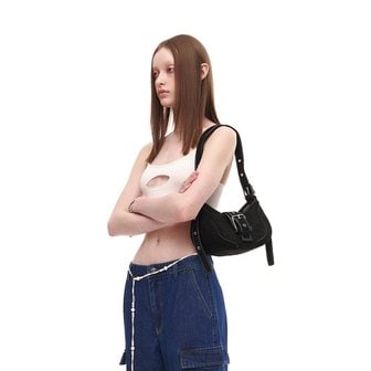 오소이 HOBO BROCLE [DENIM BLACK]