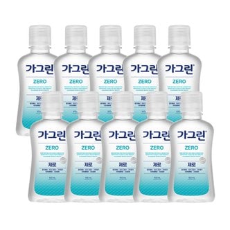 너만아는잡화점 동아제약 가그린 제로 100ml x 10개 구강청결제 가글