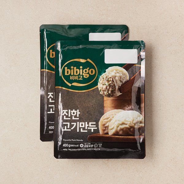 [비비고]  수제 진한고기만두400g*2