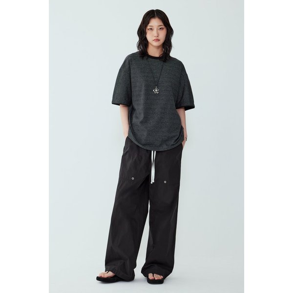 [UNI] 스트라이프 라운드넥 티셔츠 91U5322175099