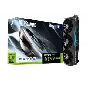 조텍 게이밍 지포스 RTX 4070 Ti 슈퍼 트리니티 블랙 에디션 16GB GDDR6X PCIe 4.0 2.5 3